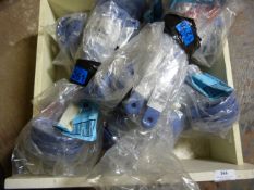 *Box Containing Blue Plastic Ladles
