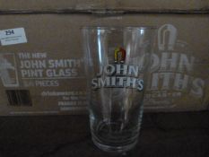 Box of 24 John Smith's Pint Glasses