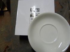 *Box of Six 16cm Cappuccino Saucers