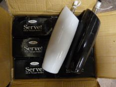 *Box of 6 Porcelain Oil & Vinegar Bottles