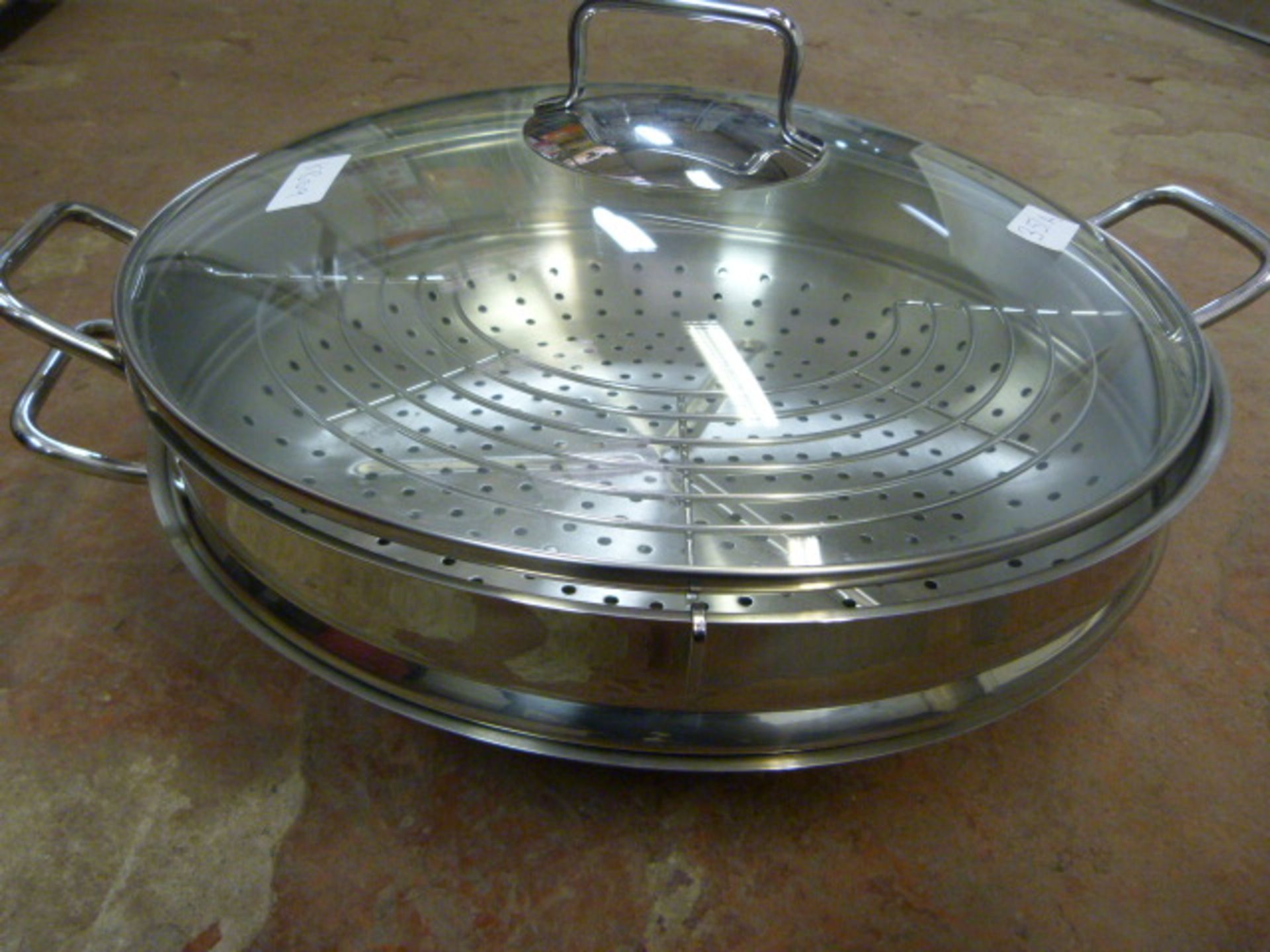 Stainless Steel Steamer Wok