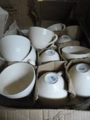 *Box of Light Brown Swirl Mugs