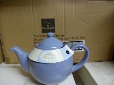 *Box of 6 Lilac Six Cup Filter Teapots