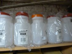 *Five 2 Quart Store & Pour Containers