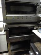 Twin Section Pizza Oven on Stand