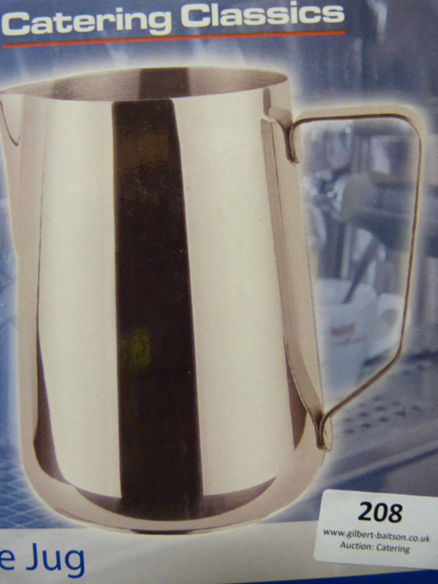 *Stainless Steel 2l Latte Jug