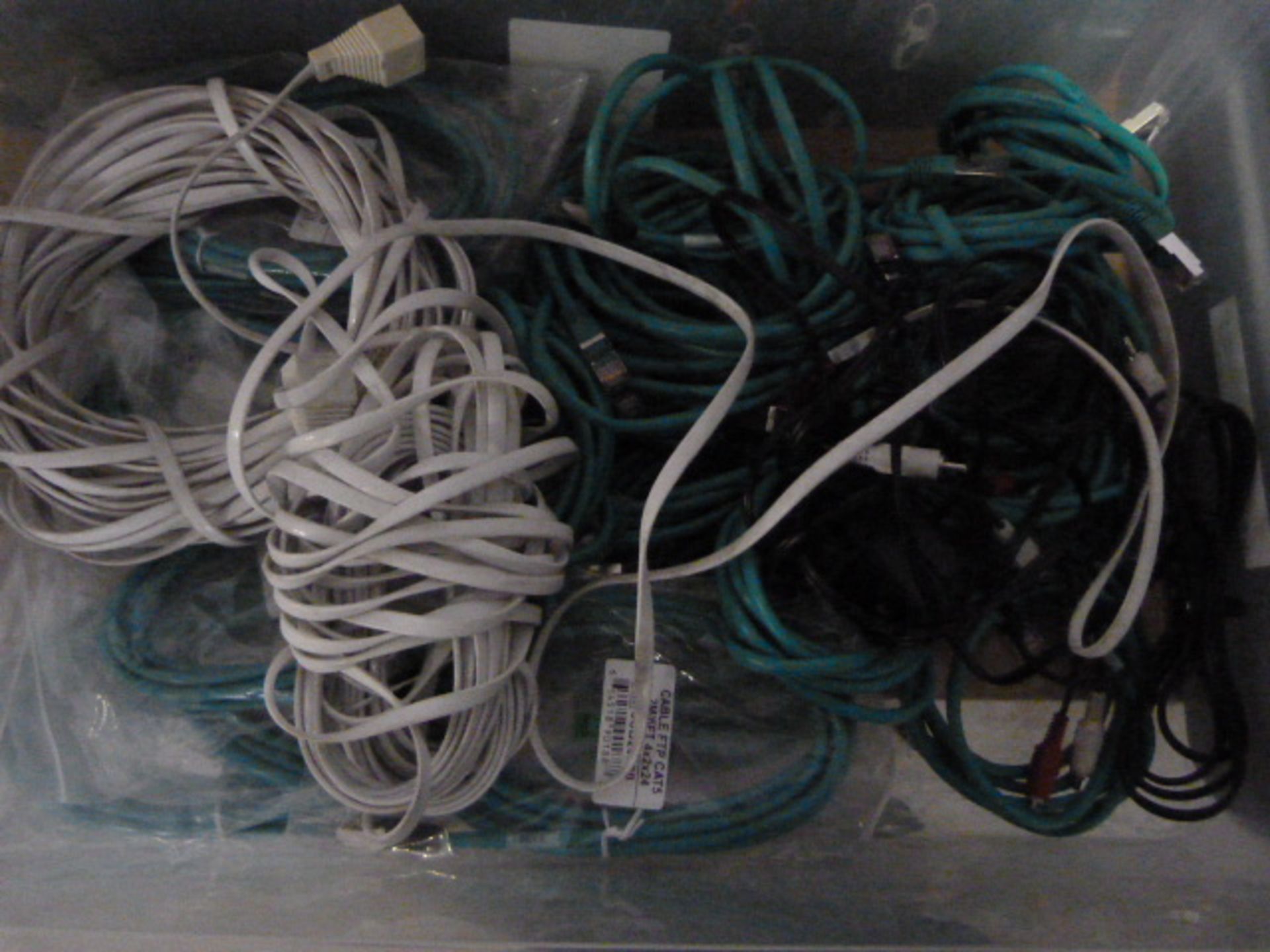 Assorted Computer Leads, Cables, etc.