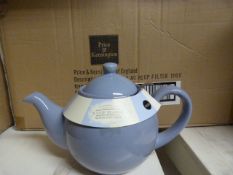 *Box of 6 Lilac Six Cup Filter Teapots