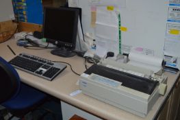 *Epson LQ300+ Dotmatrix Printer and Computer Syste