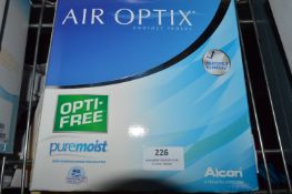 *Box Containing Airoptix Contact Lens Solution