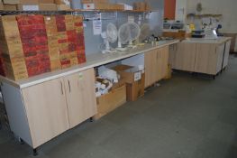 *L-Shape Run of Kitchen Units and Worktop 420x94