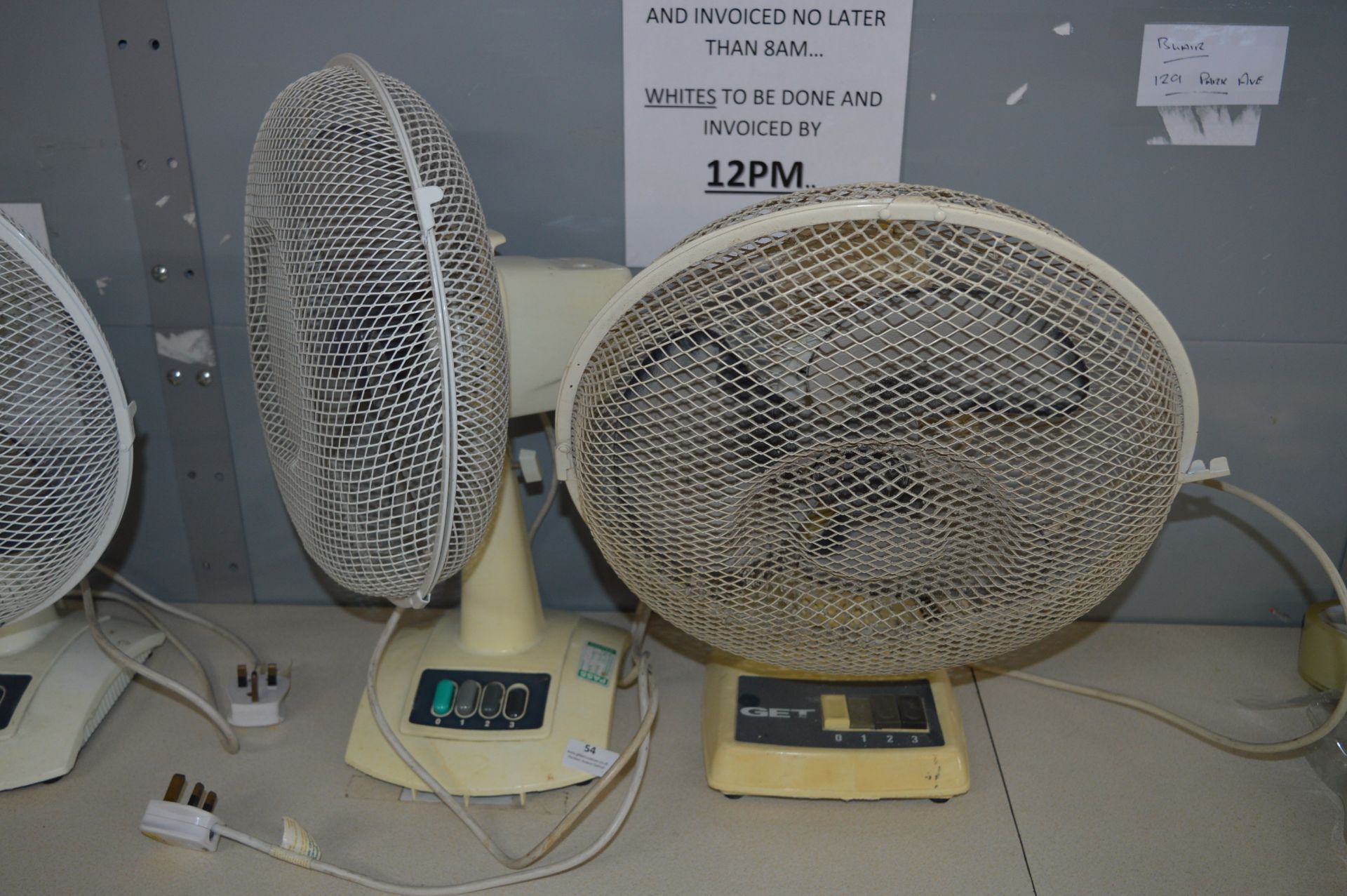 *Two Desk Fans