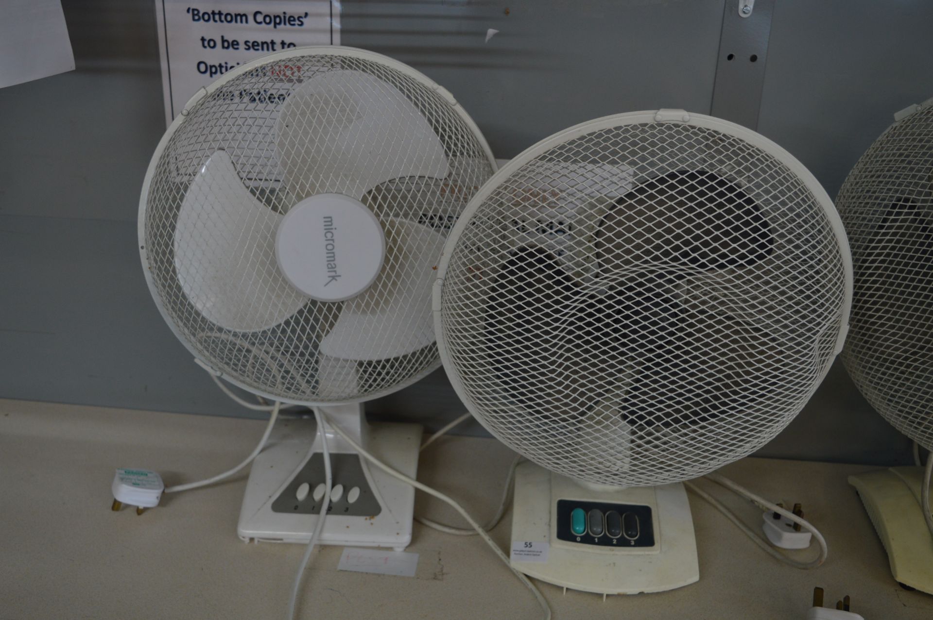 *Two Desk Fans