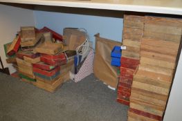 *Quantity of Wooden Storage Boxes (Some Damaged)