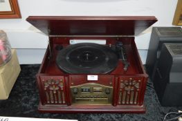 Vintage Style Record/CD Player