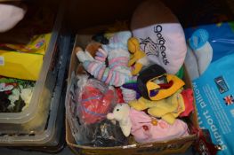 Box Containing Soft Toys