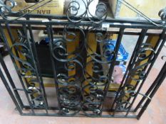Pair of 122x99cm Wrought Iron Gates