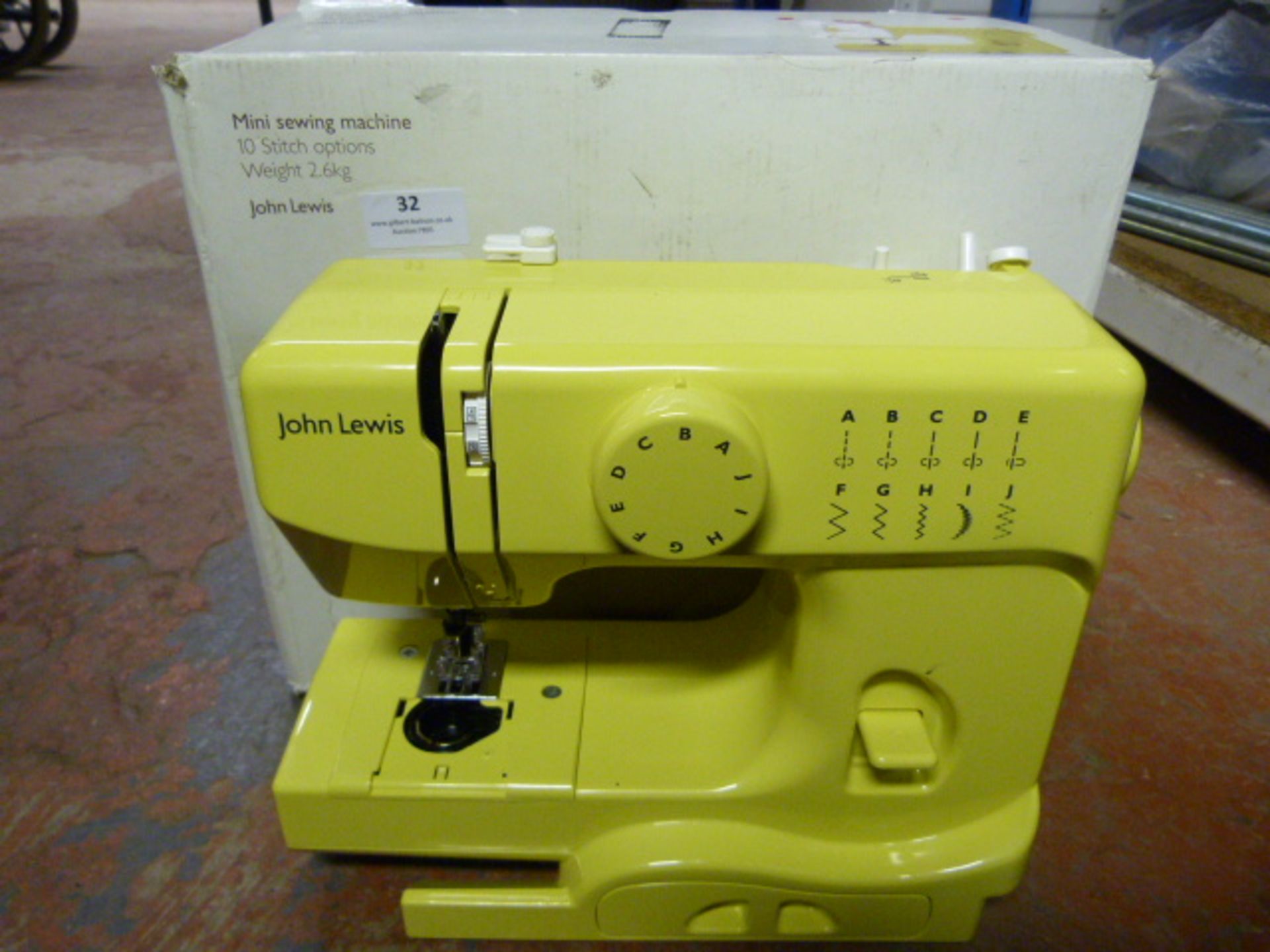 Mini Sewing Machine (Yellow)