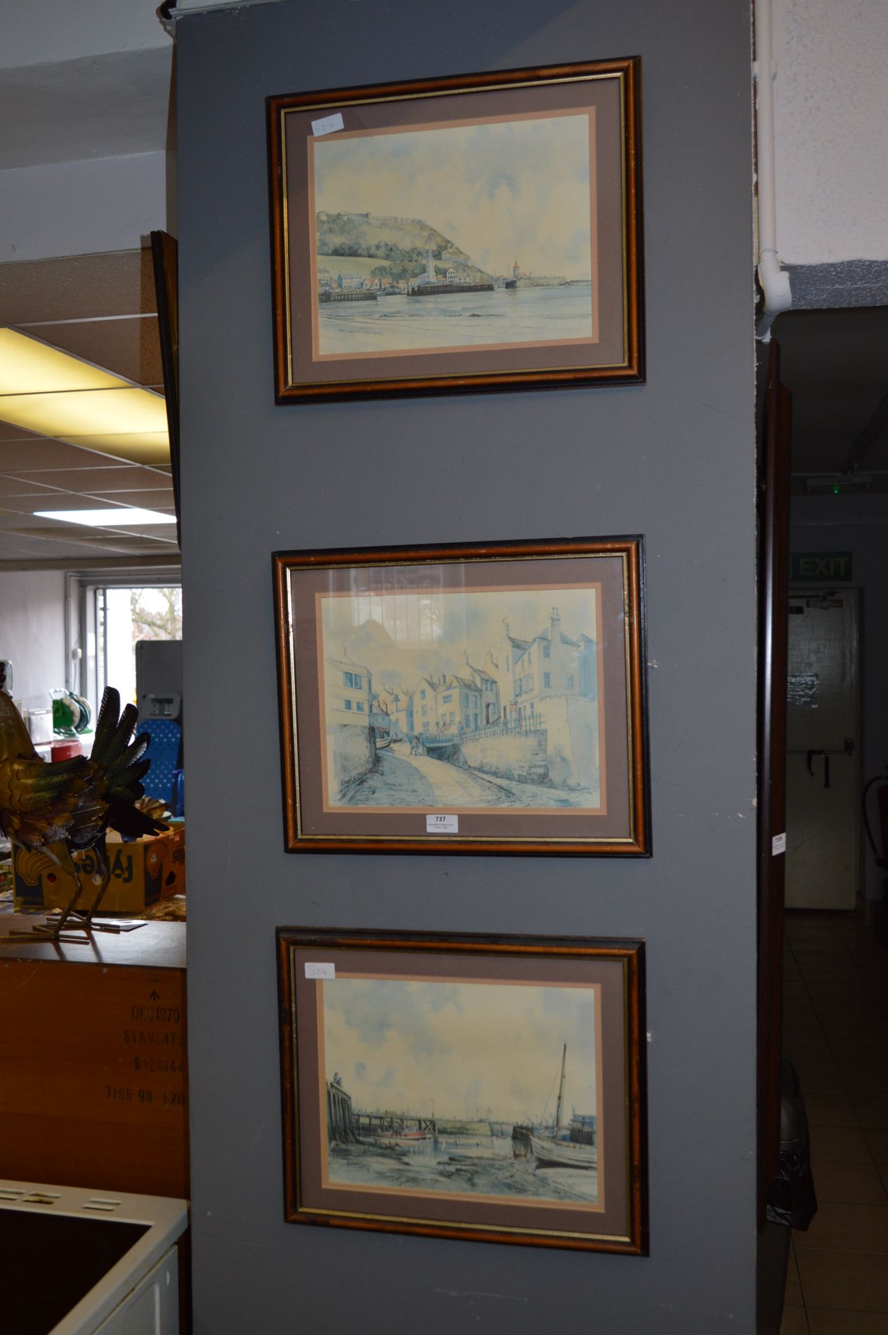 Set of Three Framed Prints - Scarborough, Robin Ho