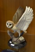 Leonardo Collection Figurine - Owl on Plinth