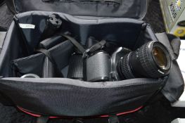 Pentax PZ70 SLR Camera and Lenses with Bag
