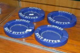 Four Brewery Ashtrays - Ruddles Best Bitter