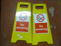 Two No Smoking Signs