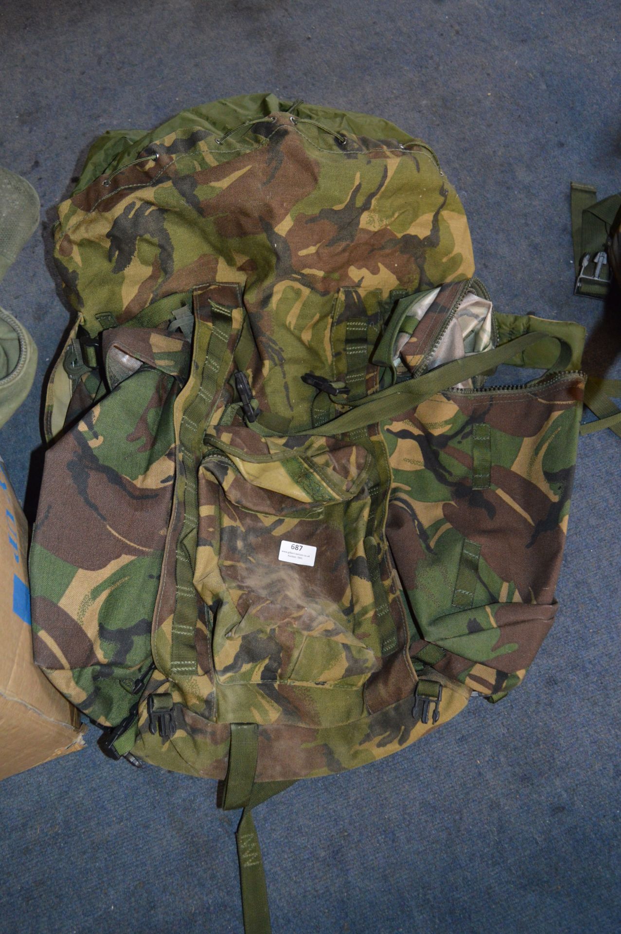 Large Military Camouflage Backpack