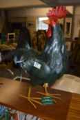 Painted Metal Garden Ornament - Chicken
