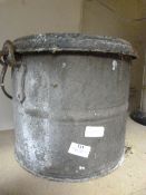 Galvanized Bucket with Lid