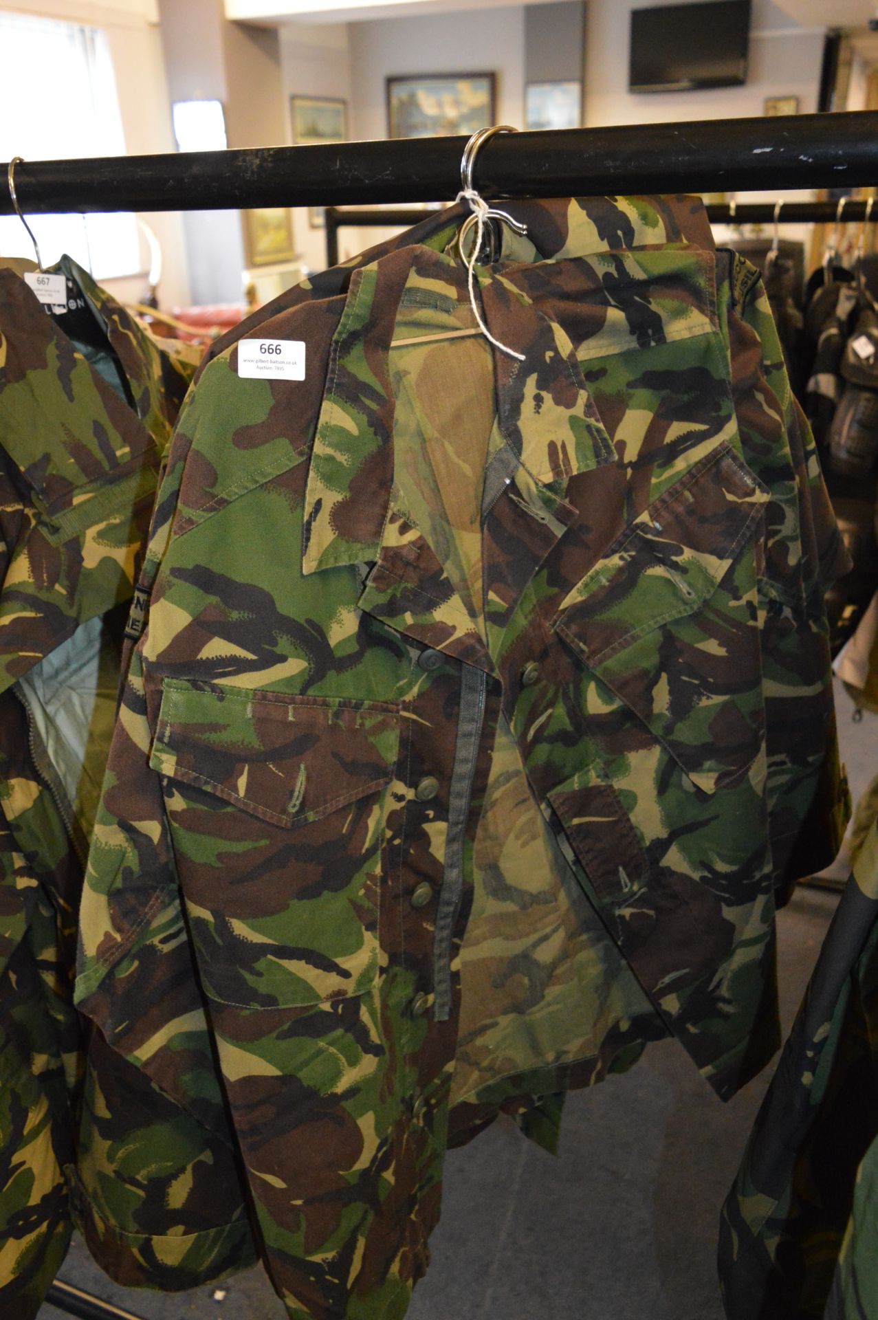 Four Military Camouflage Shirts