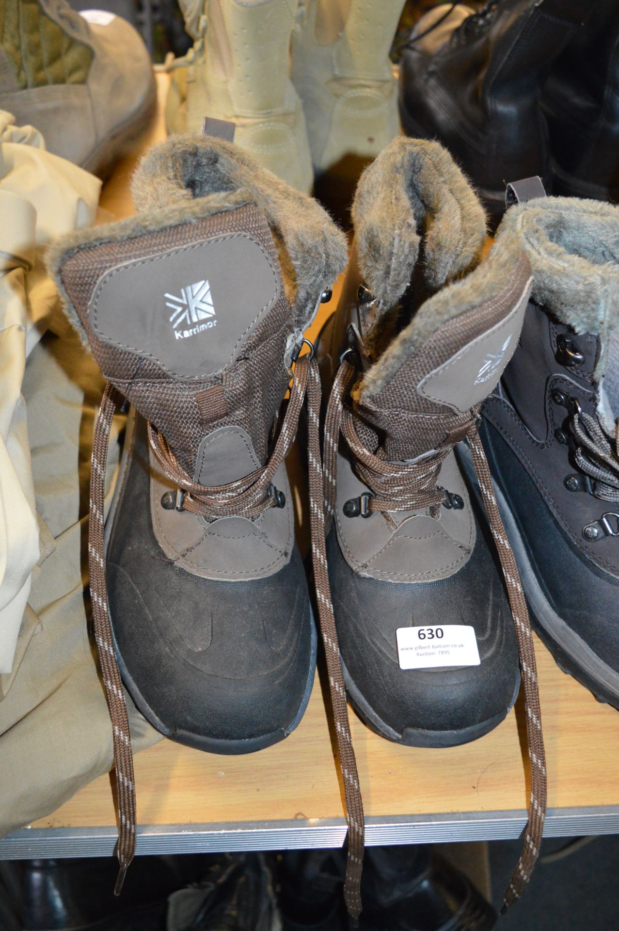 Pair of Karrimor Boots (Brown & Black) Size:7