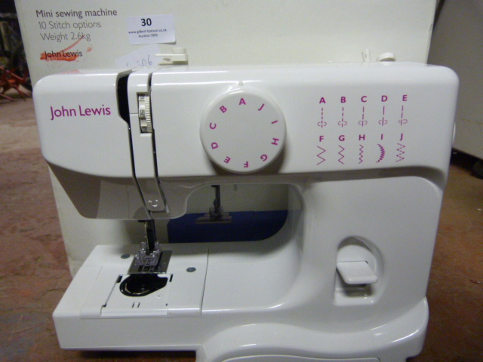 Mini Sewing Machine (White)