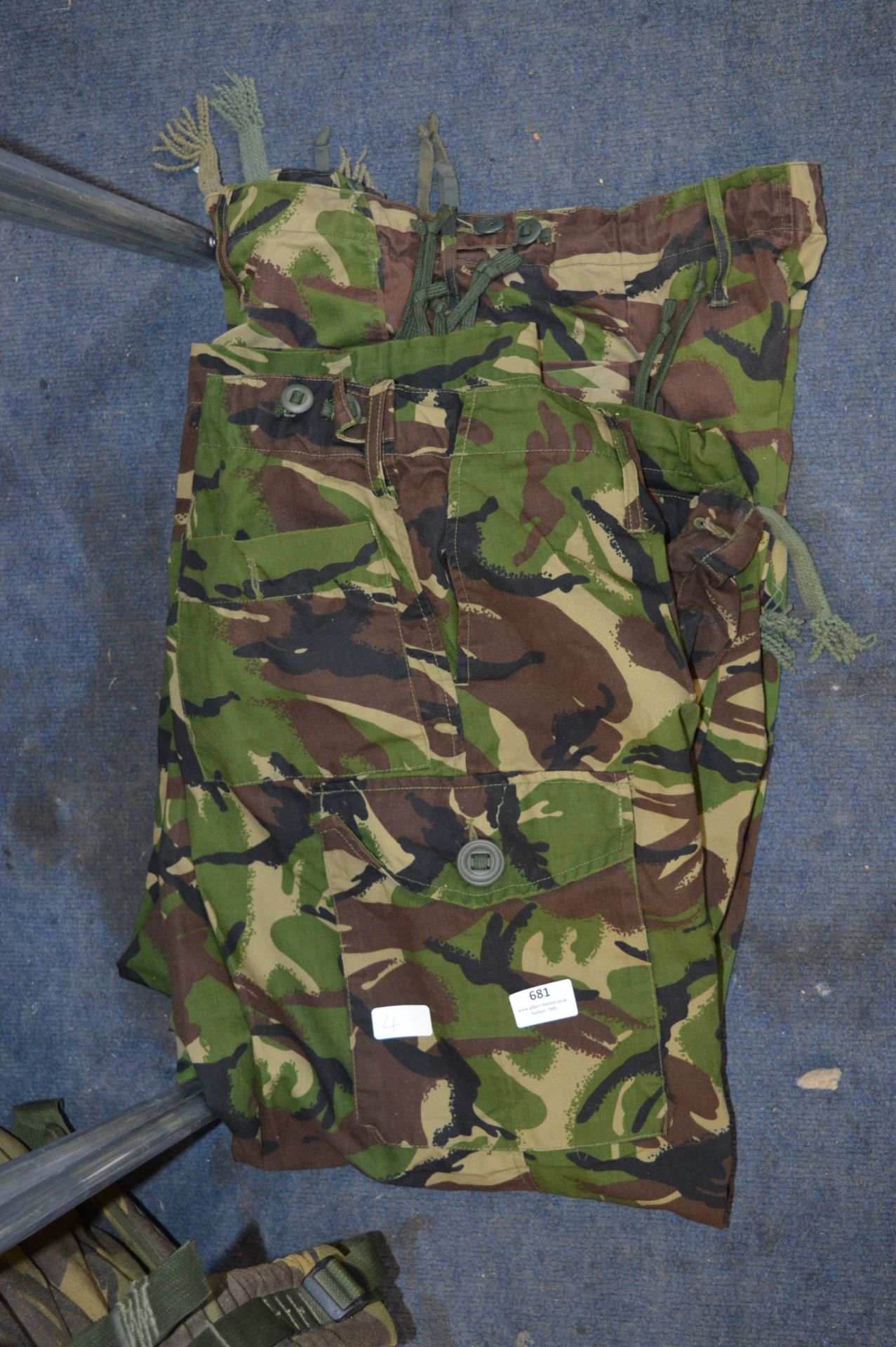 Four Pairs of Military Camouflage Trousers