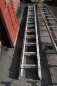 11.5ft Aluminium Double Extension Ladder