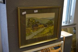 Framed Jane Pearson Print - West Stonesdale