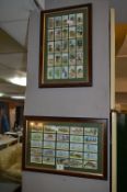 Two Framed Player's Cigarettes Card Sets - Bicycle