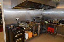 *Stainless Steel Splashback (As Fitted to the Wall