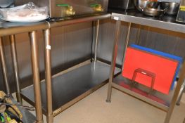 *Trinity Stainless Steel Preparation Table with Un