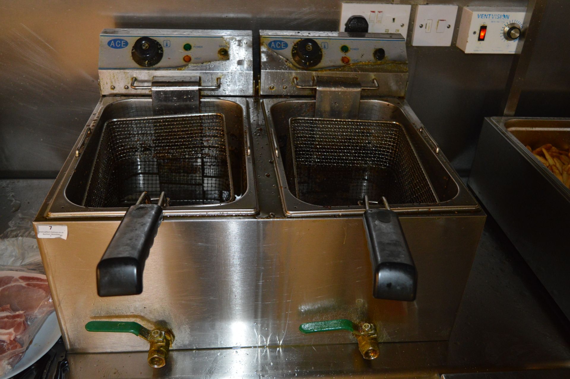*Ace Two Basket, Two Compartment Fryer
