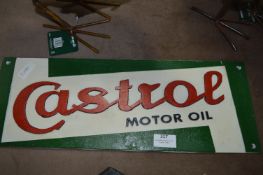 *Cast Metal Sign - Castrol Motor Oil
