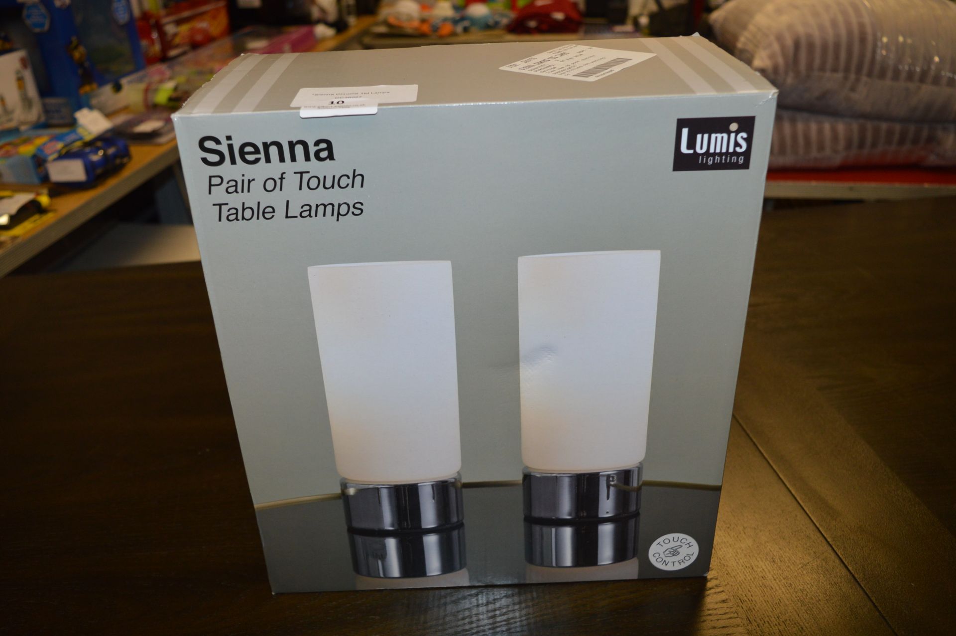 *Sienna Chrome Tabel Lamps