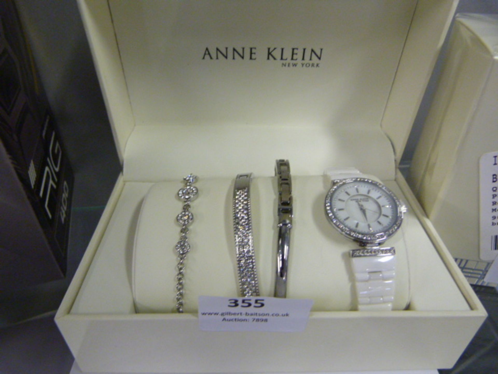*Anne Klein Ladies Watch & Bracelet Gift Set
