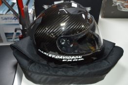 Harley Davidson FXRG Motorbike Helmet with Bag