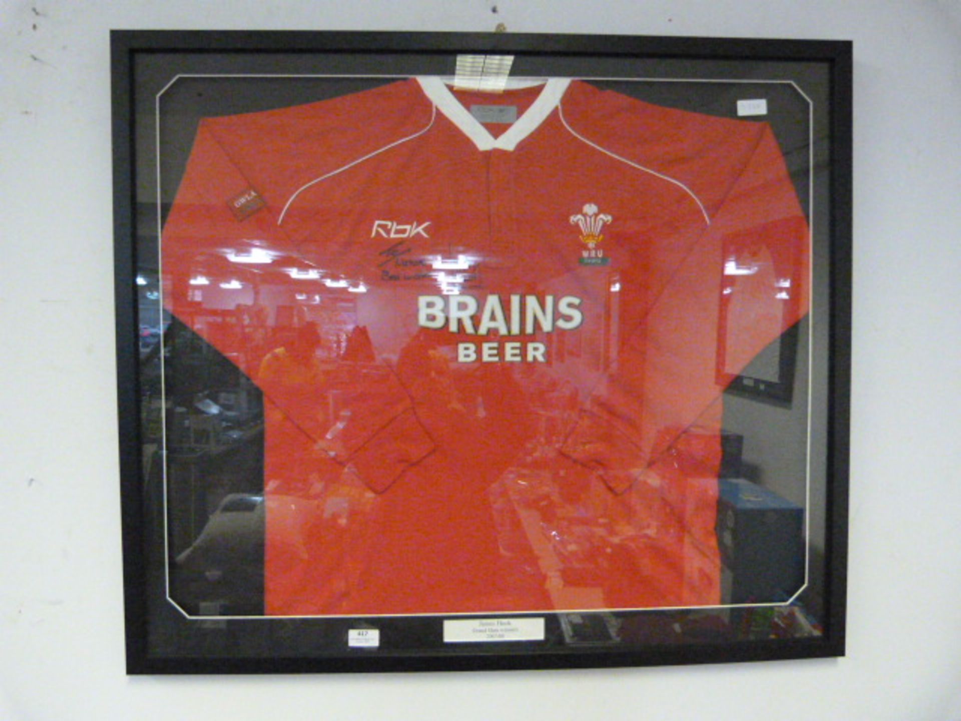 Singed Wales Rugby Union Shirt - James Hook 2007/08