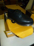 *Pair of Black Leather Working Shoes Size:9