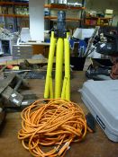 Yellow Tripod and an Extension Lead