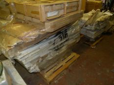 *Pallet Containing Ten White Acrylic Baths, Shower Trays, etc.
