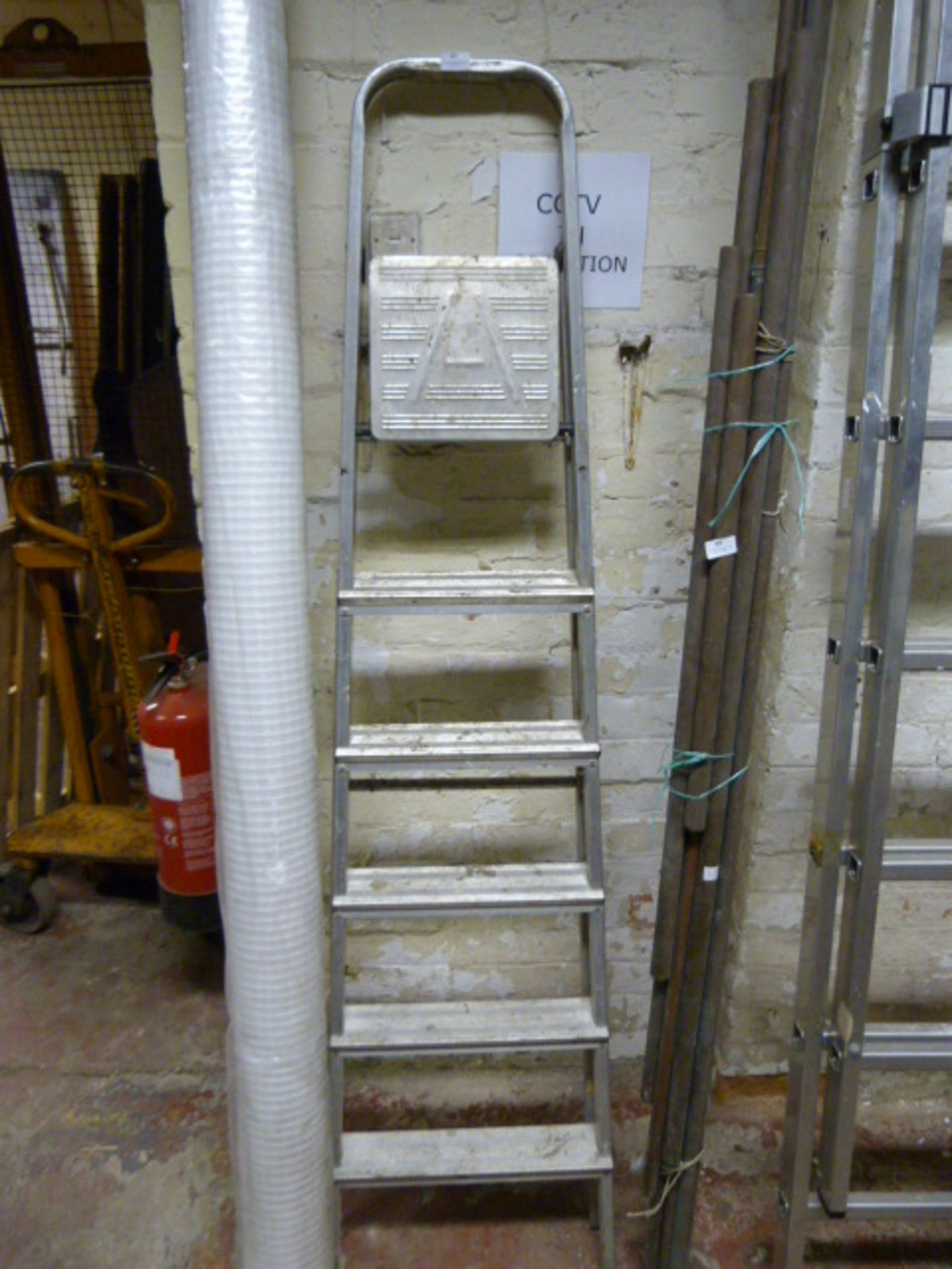 Set of Aluminium Five Tread Platform Steps