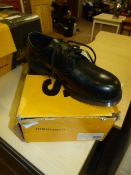 *Pair of Black Leather Working Shoes Size:11